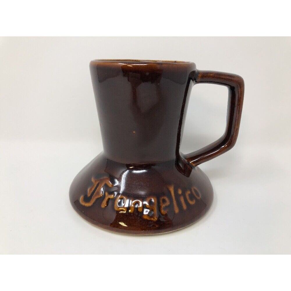 Frangelico Coffee Mug Brown Wide Padded Bottom Decorative Non Slip Collectible